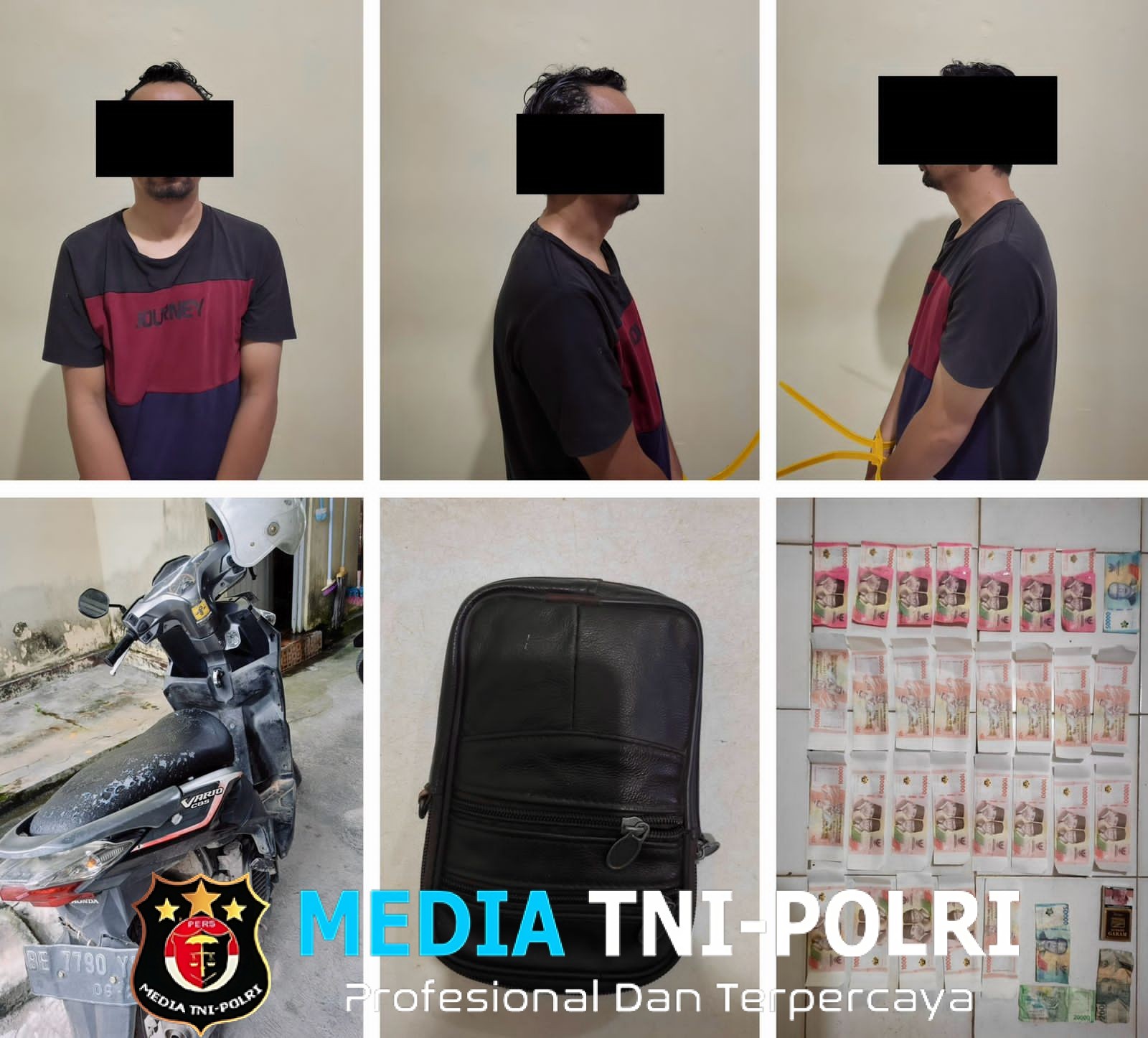 Sinergi Polisi dan Masyarakat, Pelaku Peredaran Uang Palsu di Seputih Raman Berhasil Ditangkap