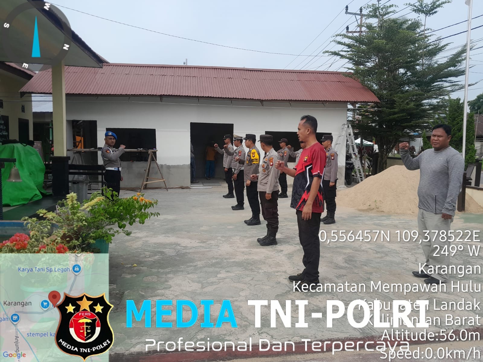 Kanit Propam Ajak Personel Polsek Mempawah Hulu Tingkatkan Kedisiplinan dalam Bertugas