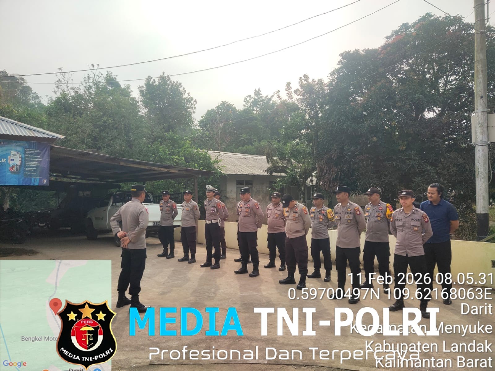 Kapolsek Pimpin Apel Pagi Pertama Ke Depan Mako Menyuke