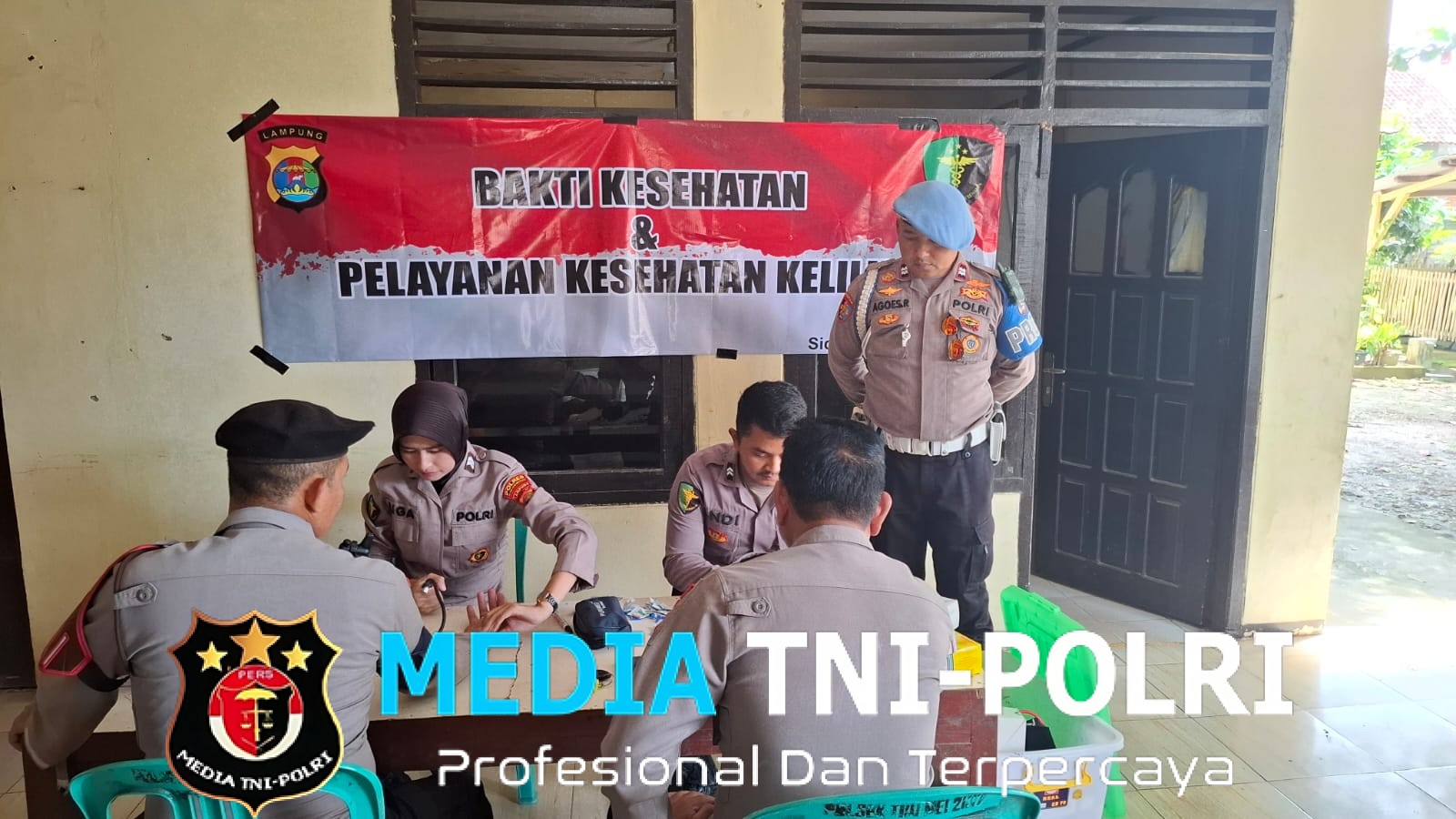 Sie Dokkes Polres Tulang Bawang Barat Gelar Pelayanan Kesehatan’ Keliling Rutin Personil Polsek