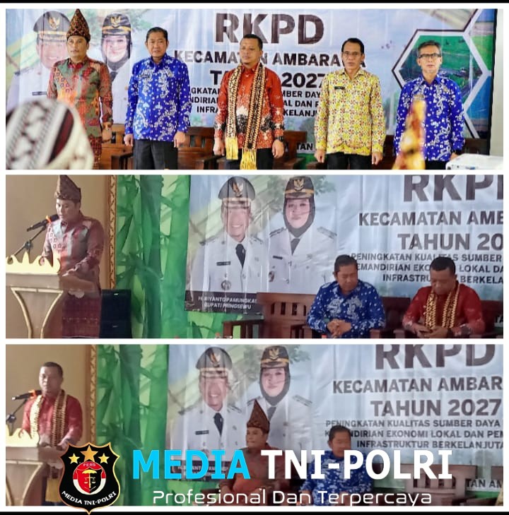 Bupati Pringsewu Riyanto Pamungkas Hadiri Musrenbang RKPD 2O27 Kecamatan Ambarawa
