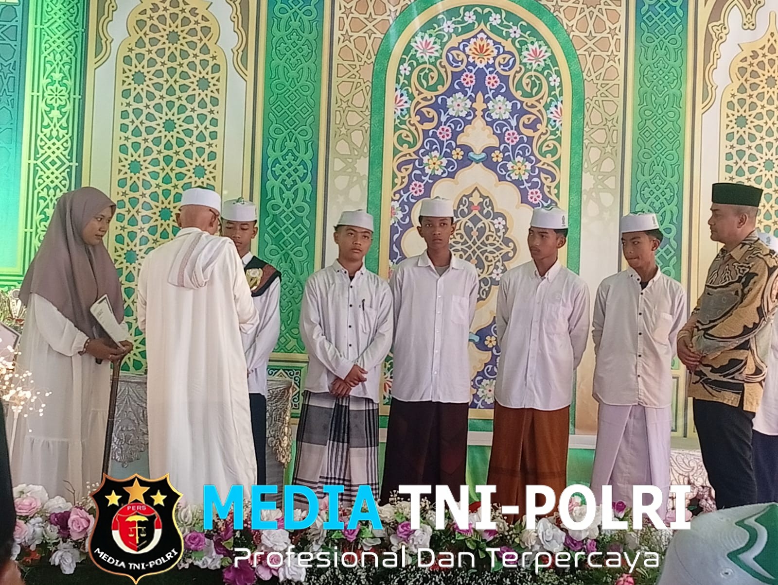 Abd Rasyidin Pane SH ketua DPC Hanura Langkat Hadiri isra mi’raj di pesantren AZ Zuhro Besilam