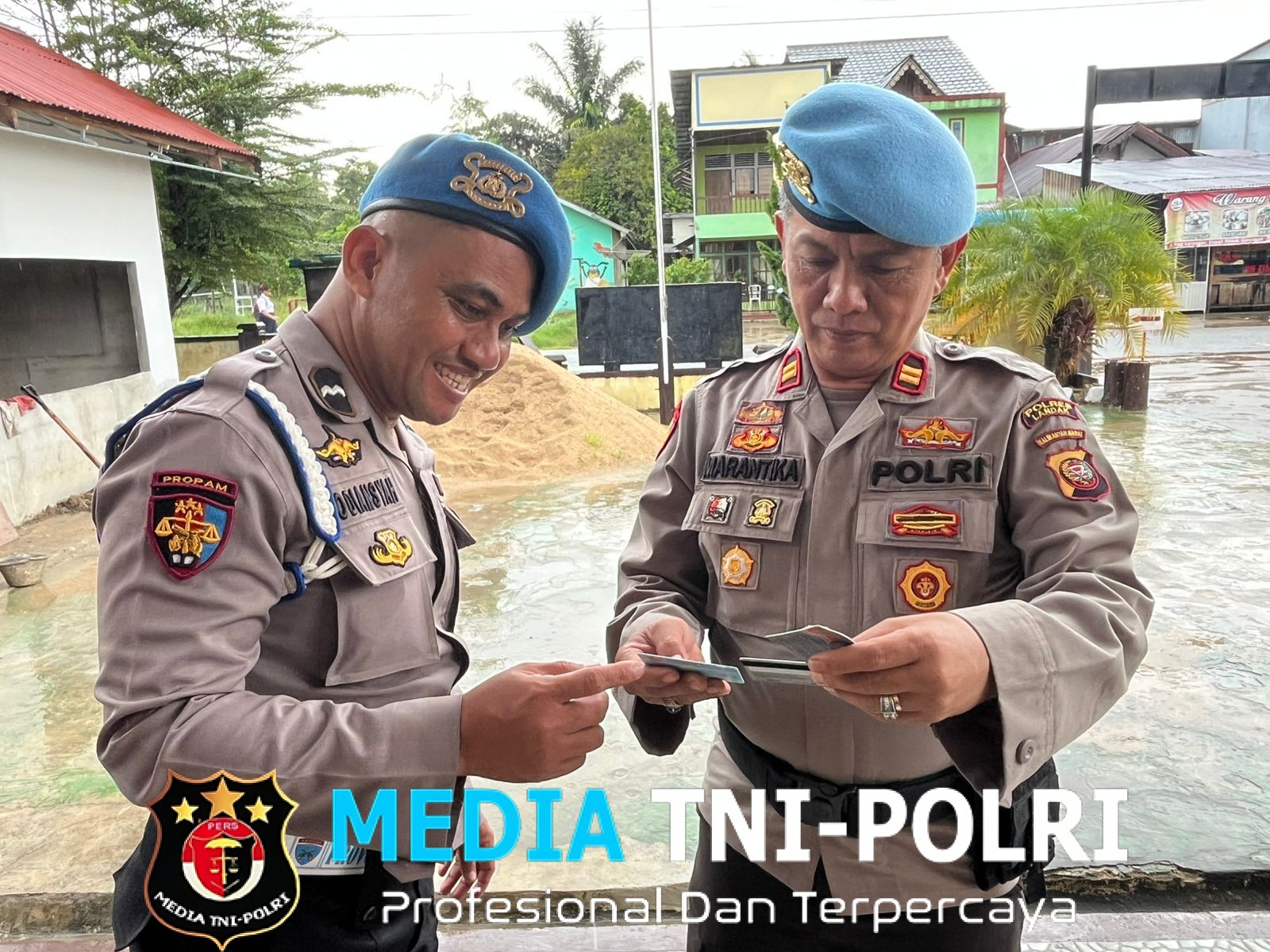 Kasi Propam Polres Landak Laksanakan Gaktiblin di Polsek Mempawah Hulu