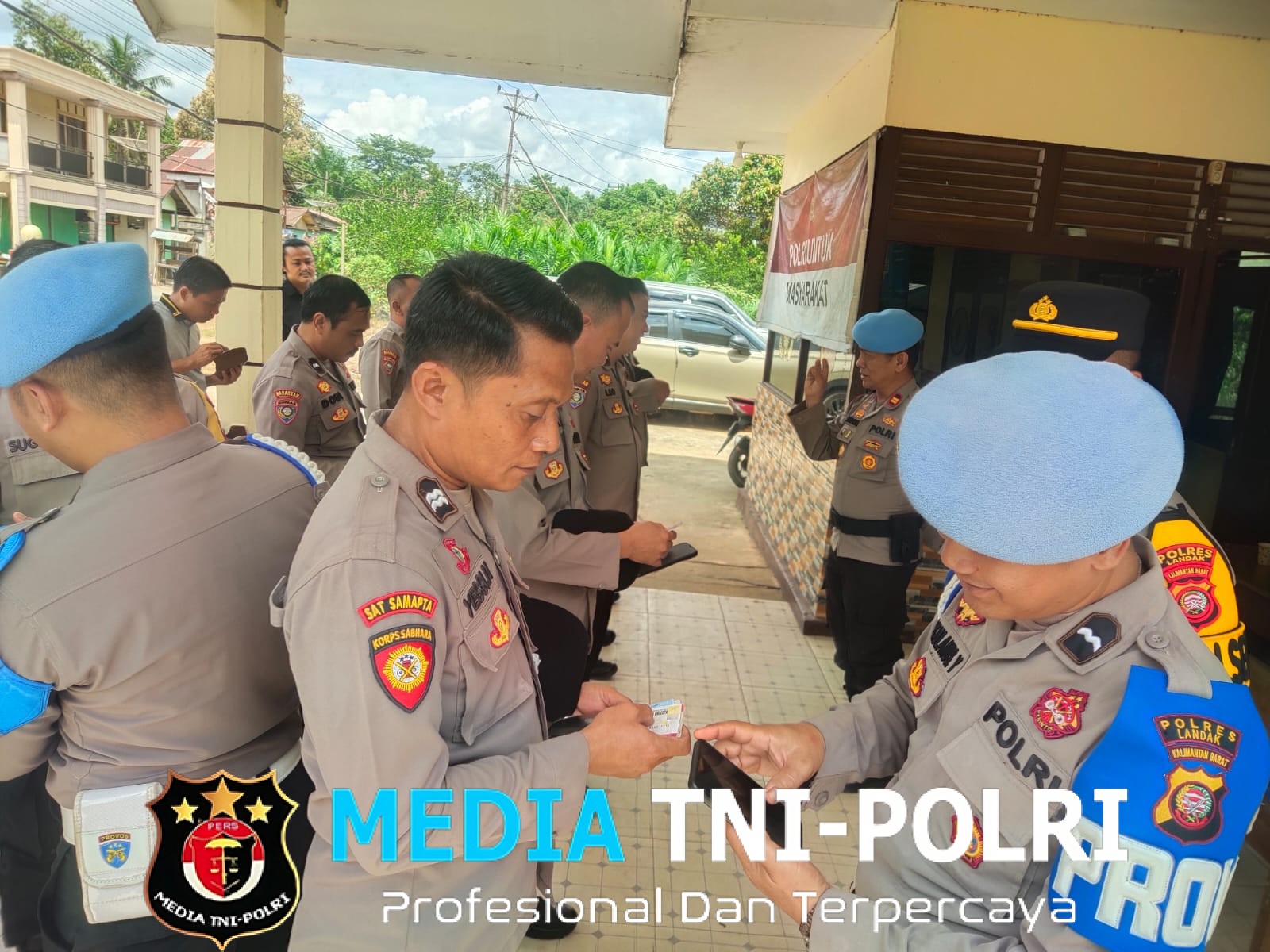 Kegiatan Gaktiblin Oleh Propam Polres Landak Ke Polsek Menyuke