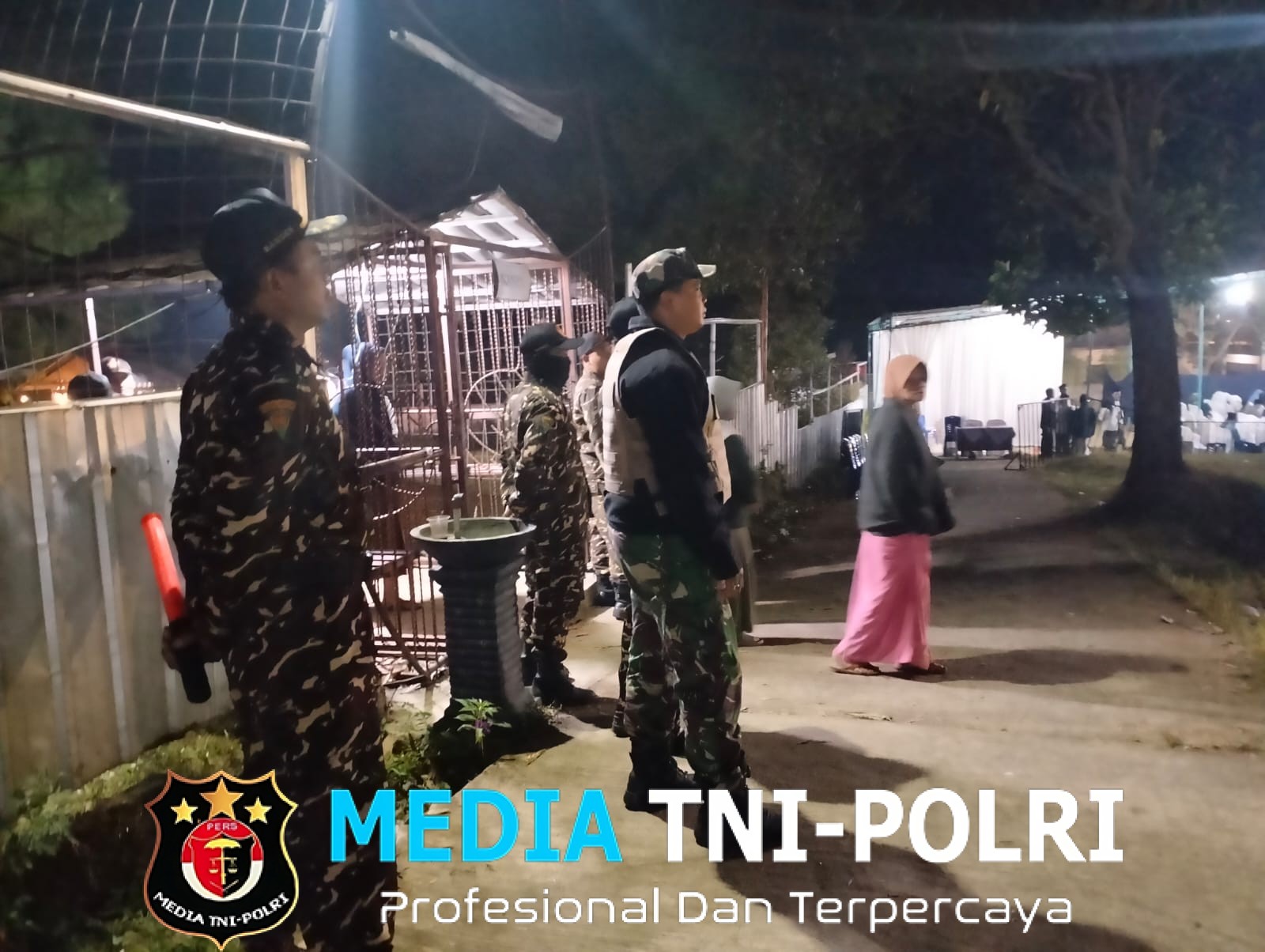 Patroli Malam Koramil Ampel, Perkuat Keamanan Desa Kaligentong
