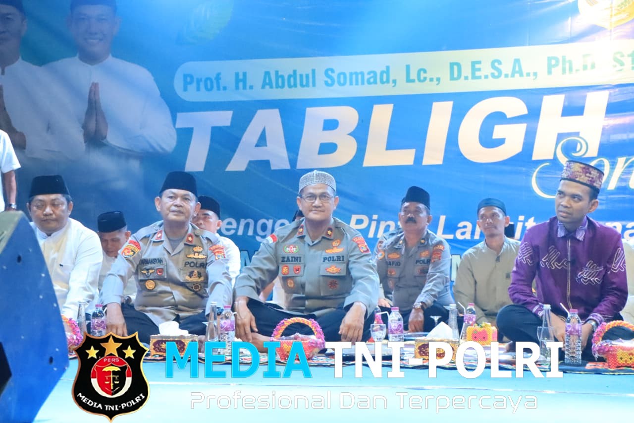 Polres Tulang Bawang Barat, Terjunkan Puluhan Personel Amankan Tabligh Akbar Ustad Abdul Somad