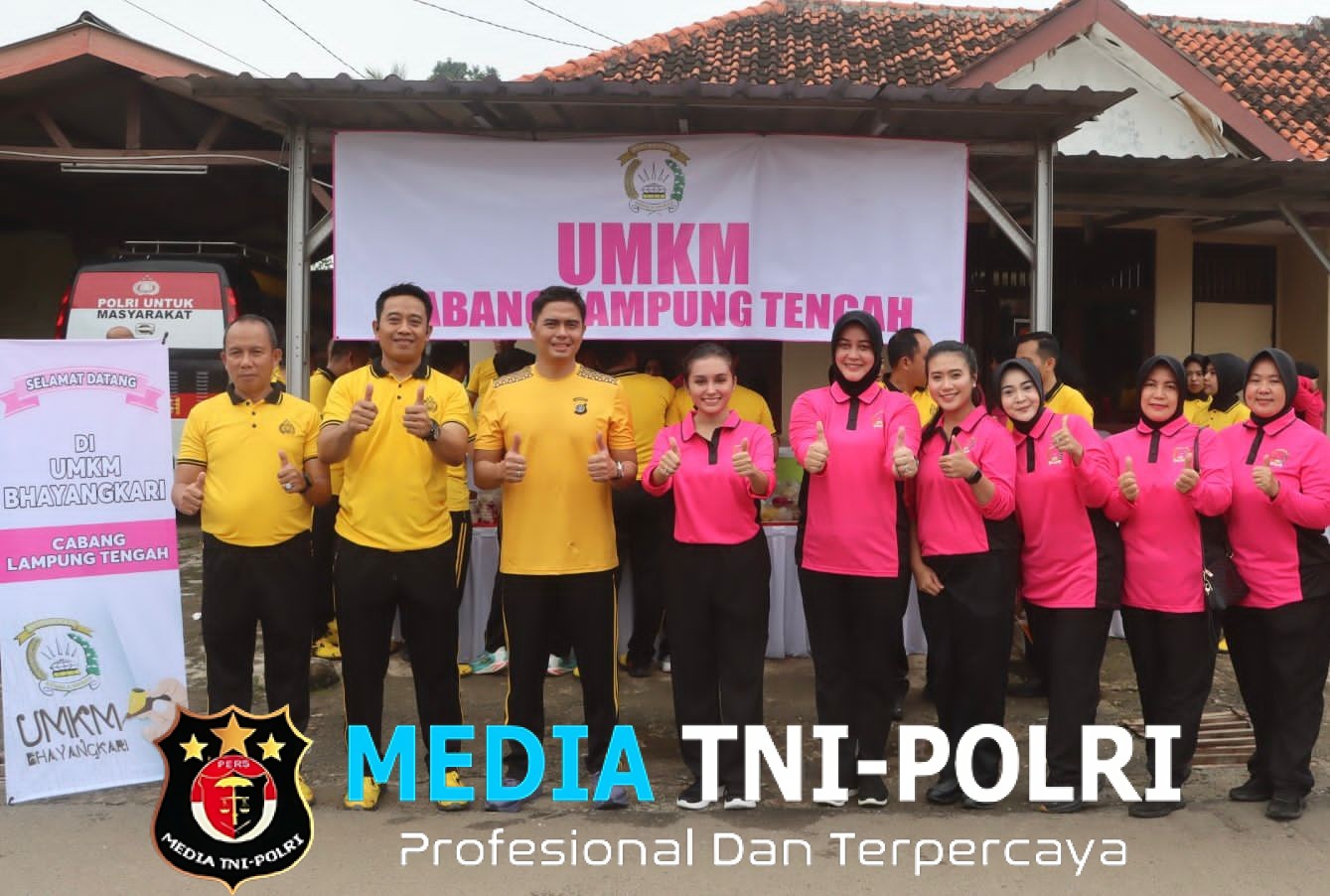 Polres Lampung Tengah Gelar Olahraga Bersama, Pererat Soliditas dan Jaga Kebugaran Personel