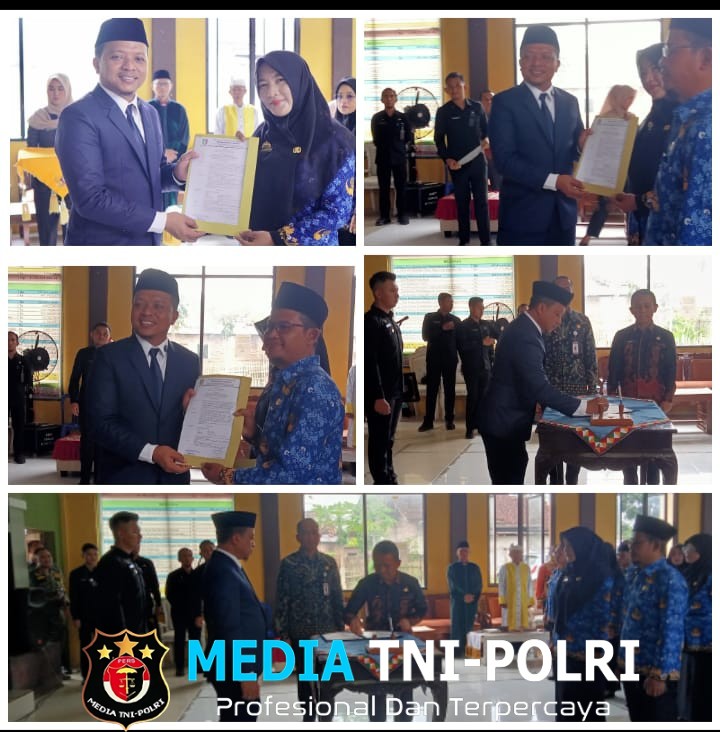 Bupati Pringsewu Riyanto Pamungkas Lantik 53 Kepala Sekolah Dan 13 Pejabat Fungsional Guru