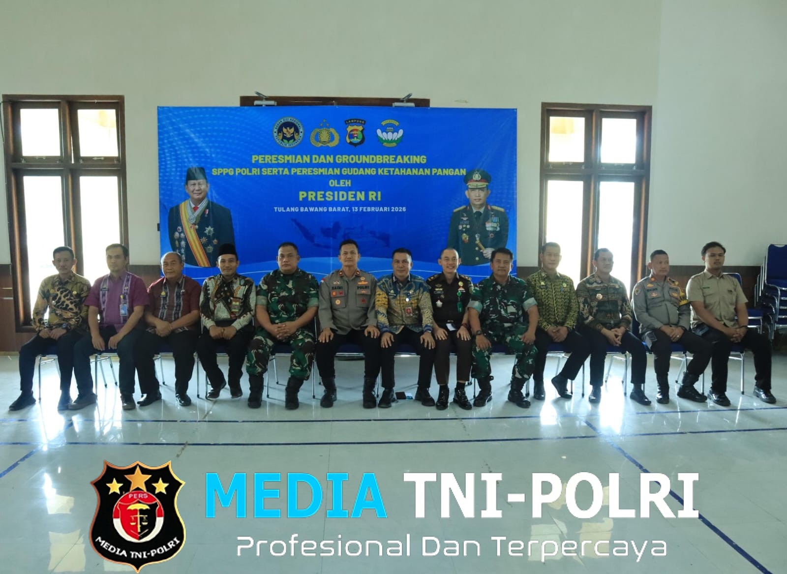 Polres Tulang Bawang Barat Ikuti Zoom Meeting dalam Rangka Peresmian dan Groundbreaking SPPG Polri serta Peresmian Gudang Ketahanan Pangan