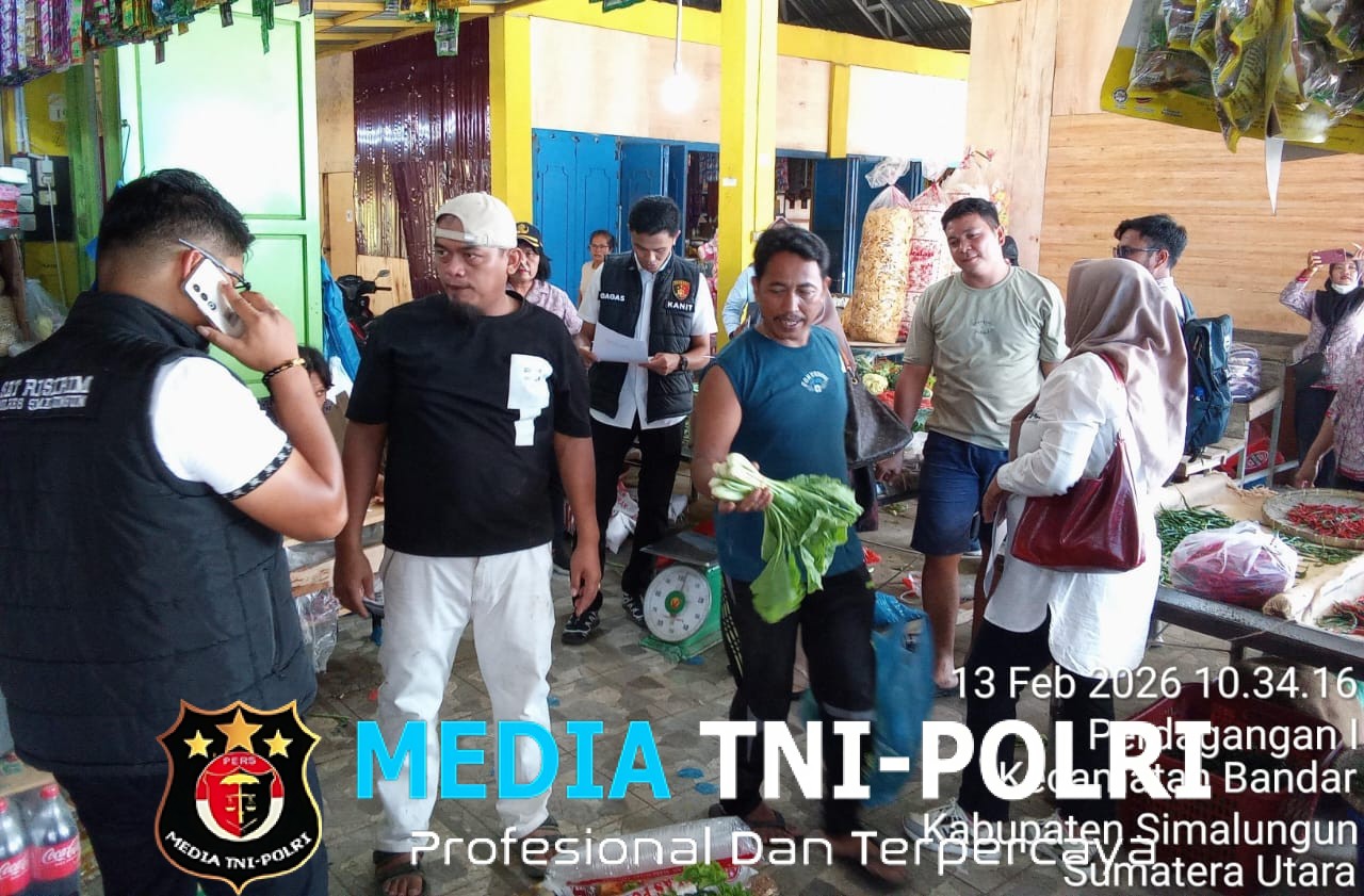 Unit Ekonomi Sat Reskrim Polres Simalungun Awasi Ketat Harga Sembako Jelang Ramadan