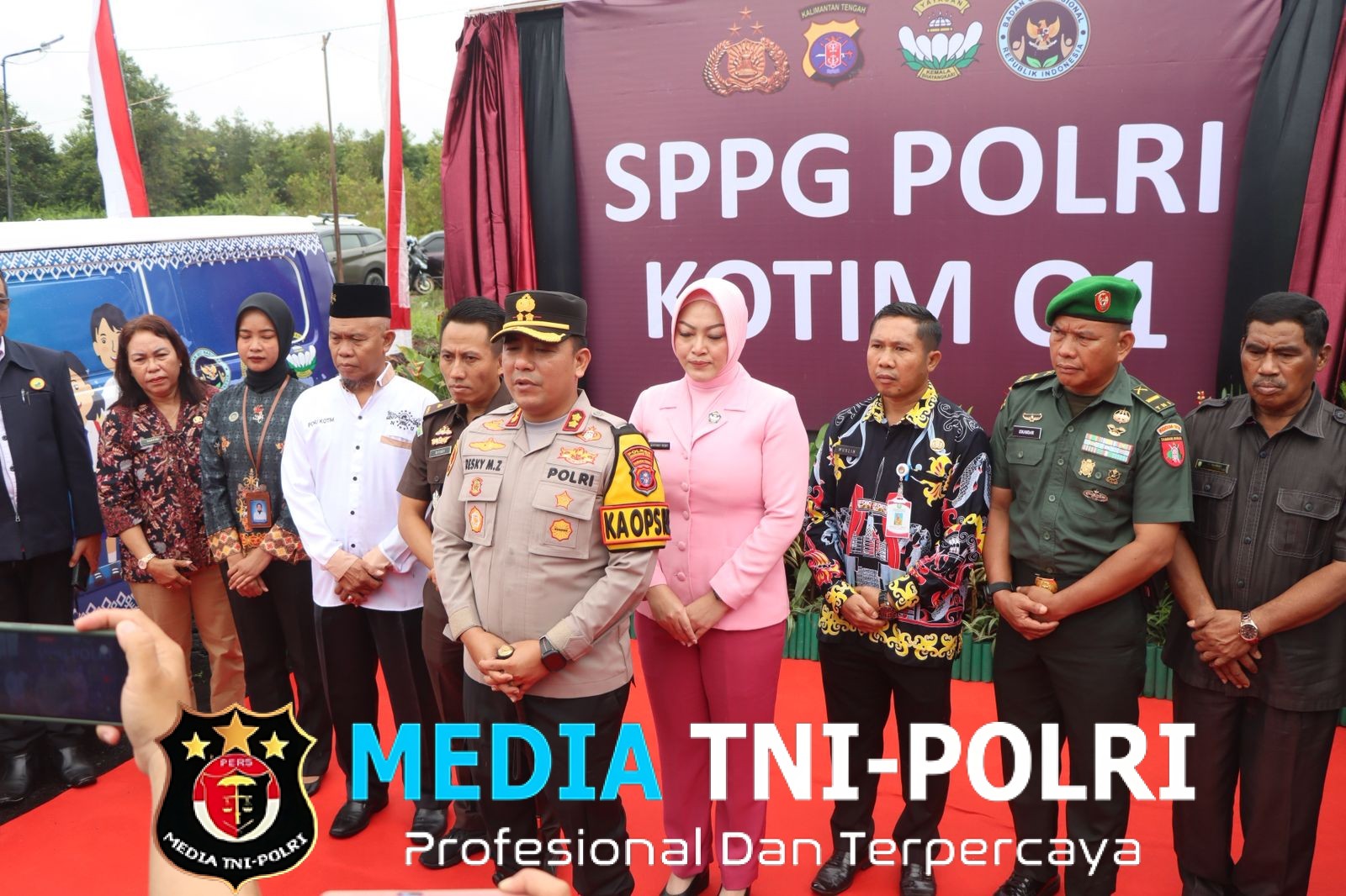 SPPG Polri Kotim 01 ikuti Lounching Serentak oleh Presiden Prabowo