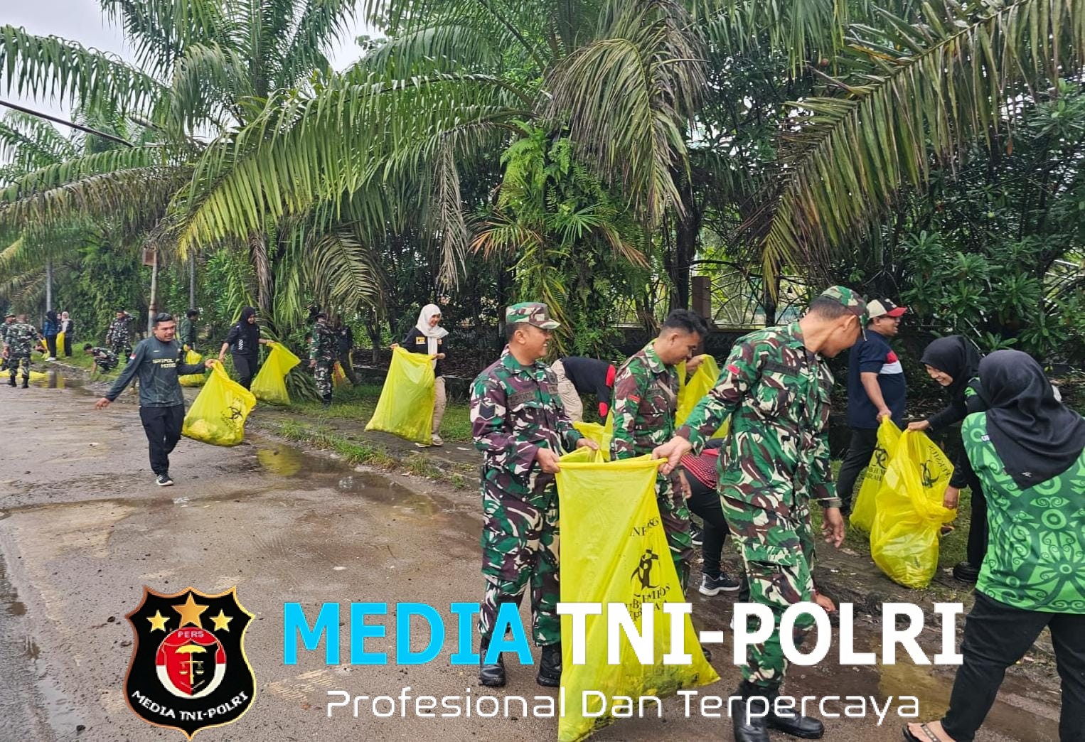 Polres Kotim Dan Instansi Terkait GotongRoyong, Dukung Gerakan Nasional Indonesia Asri