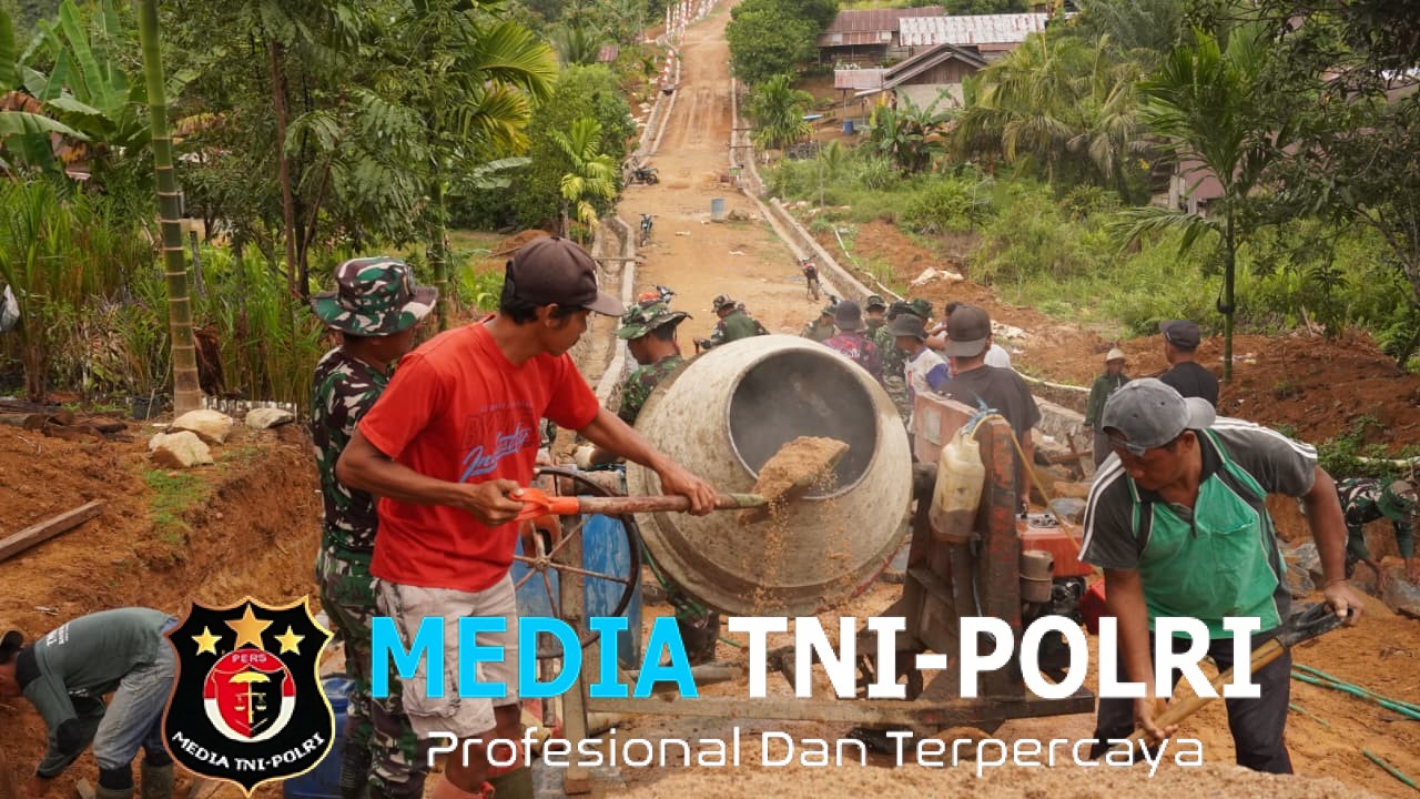 Putaran Mesin Molen Pacu Semangat Satgas TMMD Reguler ke-127 Kodim 1015/Sampit