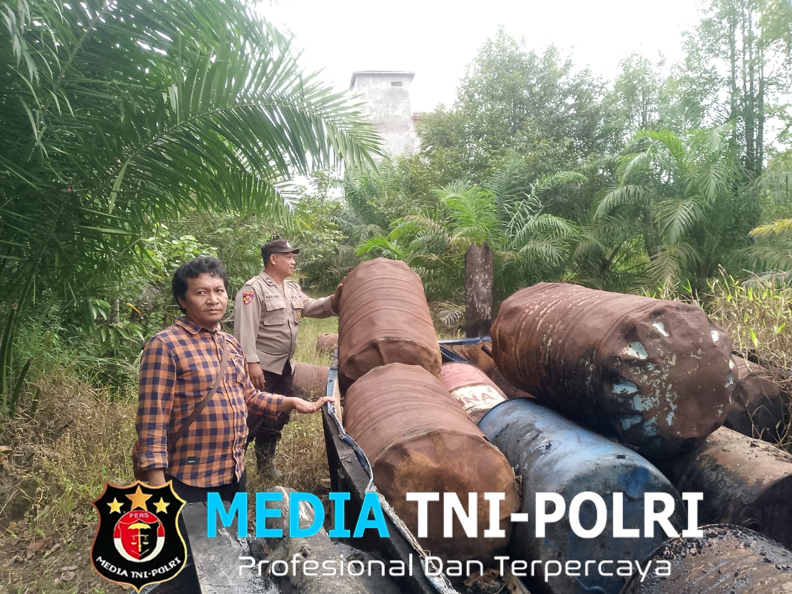 Polsek Pulau Hanaut Lakukan Pengecekan Dugaan Lokasi Penyalahgunaan BBM