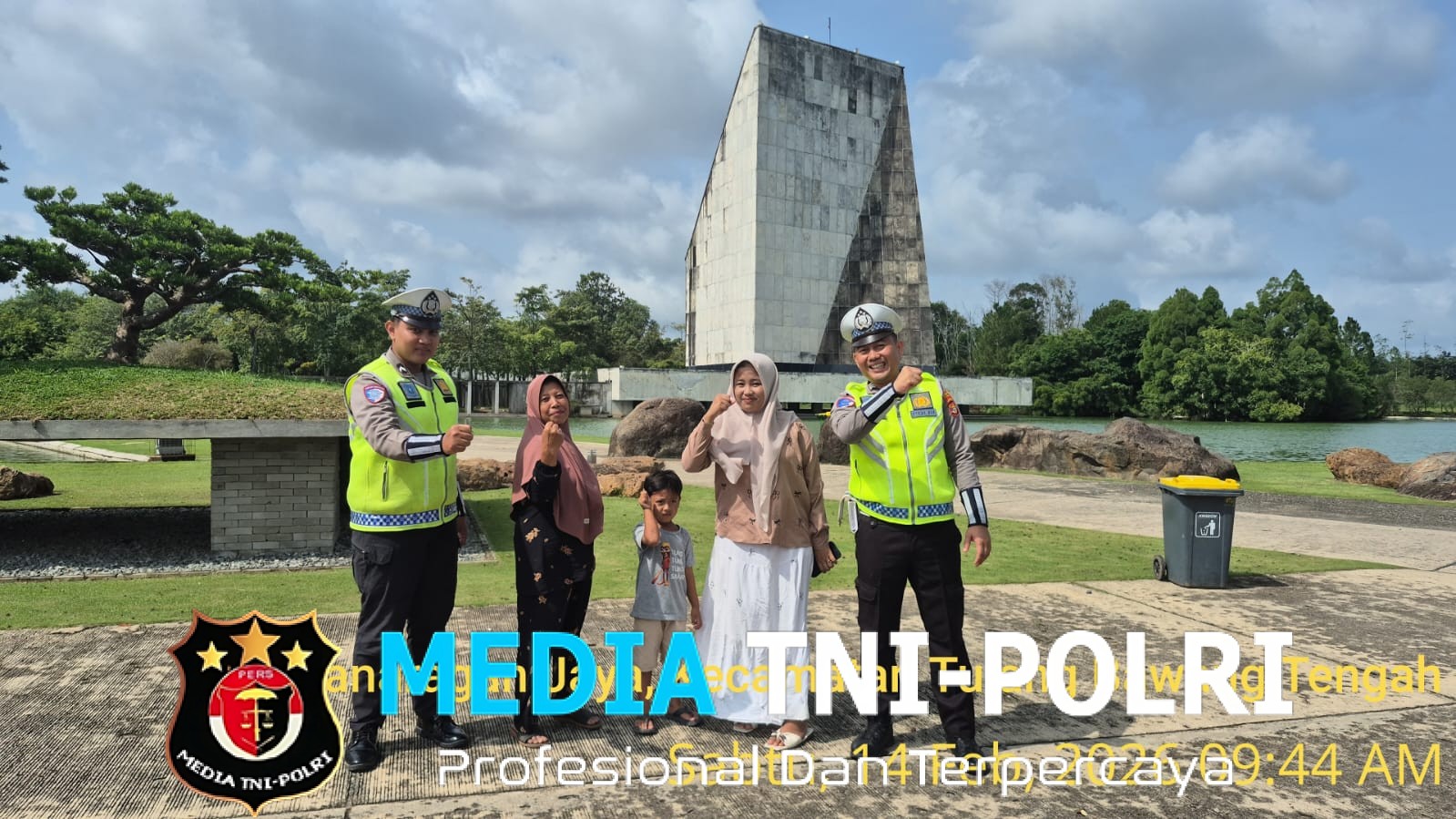 Libur Panjang Cuti Bersama Polres Tulang Bawang Barat Laksanakan Patroli Ke Tempat Wisata
