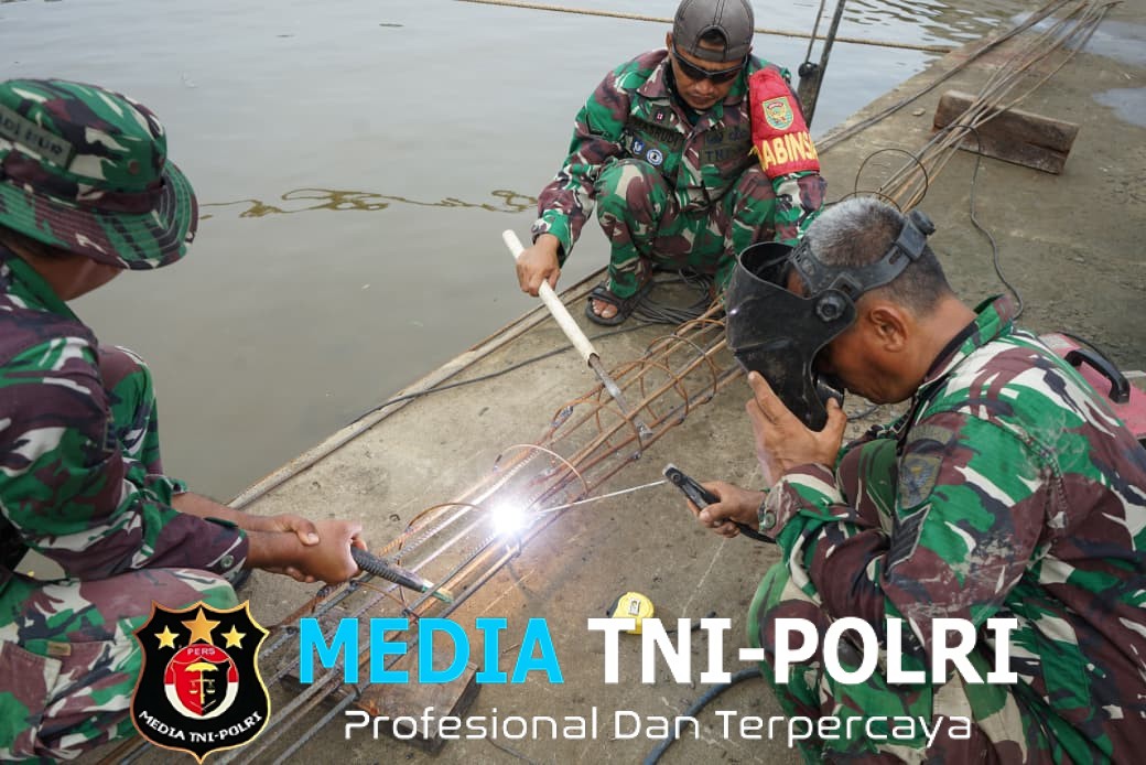 Strauss Pile Dikerjakan, Satgas Mantapkan Struktur Dasar Jembatan Gantung