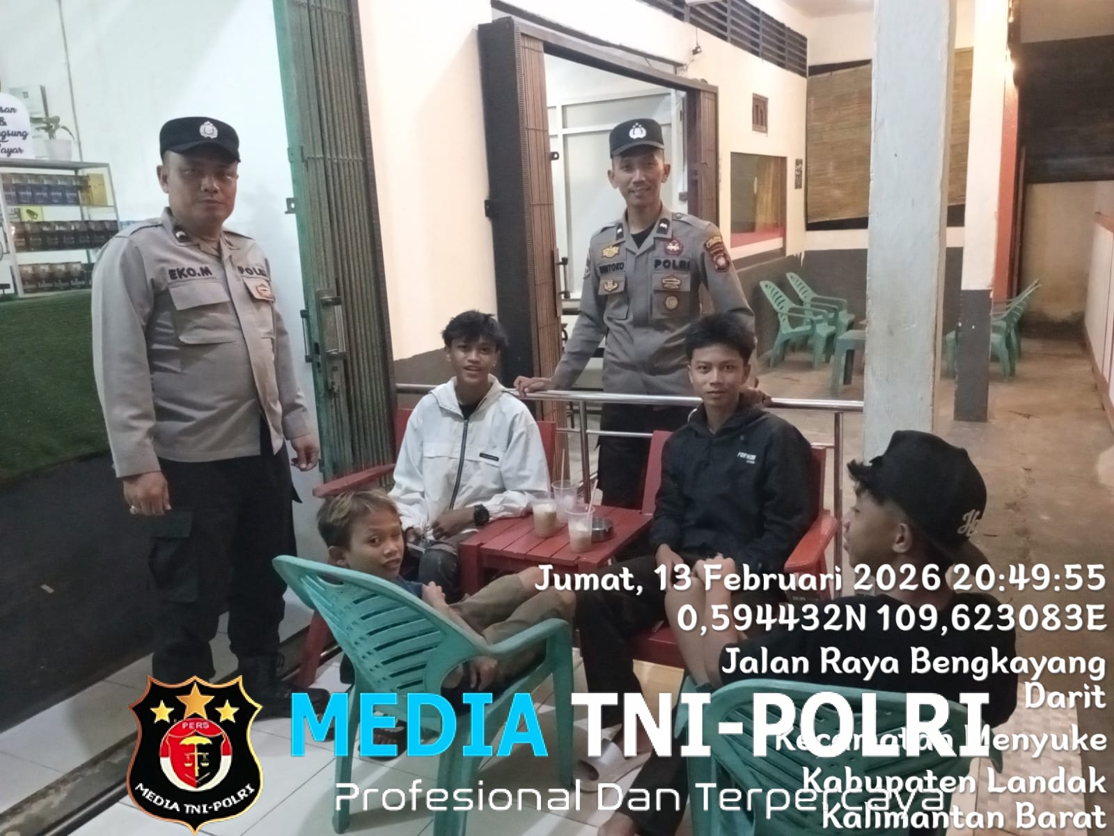 Gencarkan Patroli Pada Malam Hari Samapta Polsek Mentuke Berikan Imbauan