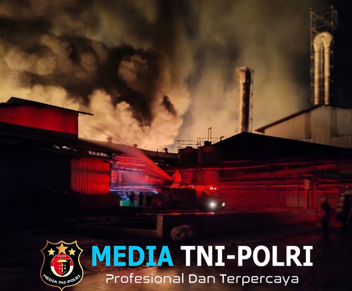 Kebakaran Hebat Hanguskan Pabrik PT SPM II di Lampung Tengah, Kerugian Capai Puluhan Miliar