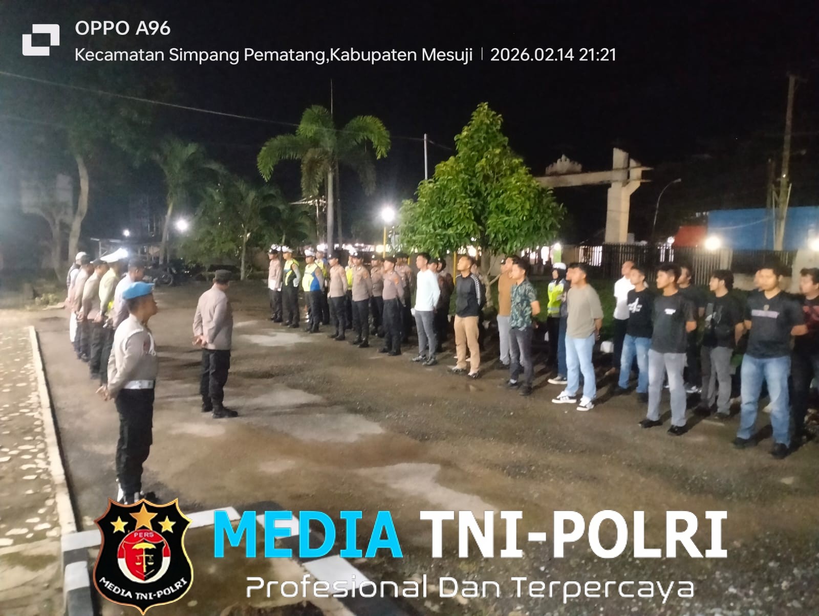 Antisipasi Kejahatan Jalanan, Polres Mesuji Terjunkan Kompi Siaga Regu II Selama Libur