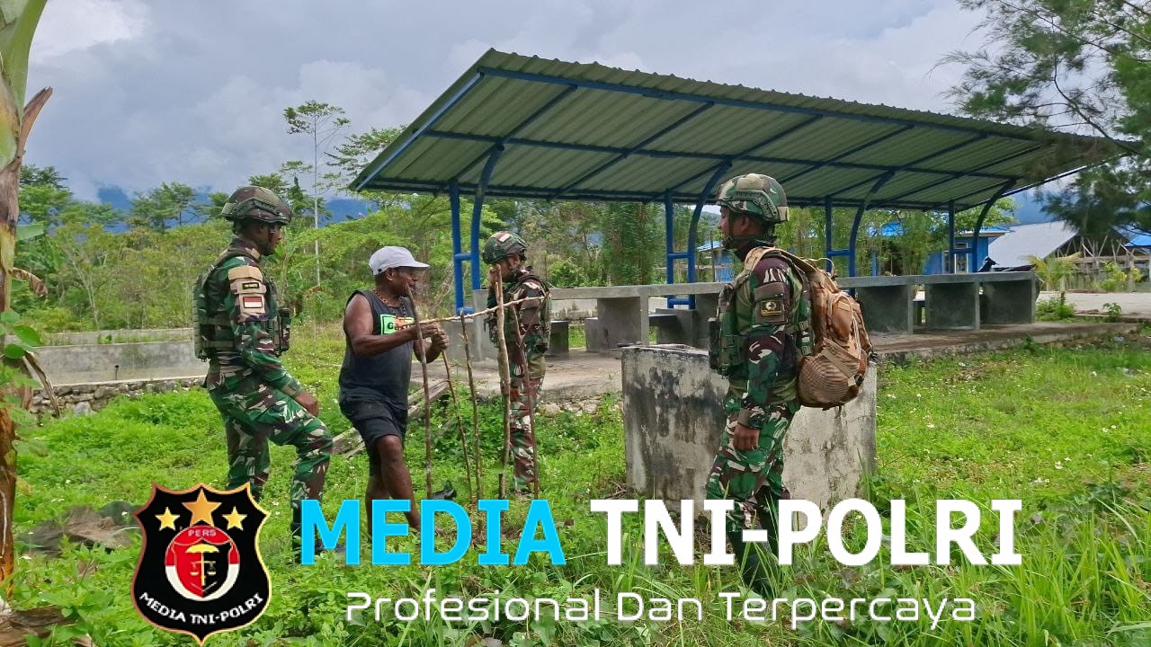 Komsos Kewilayahan Satgas Yonif 521/DY Pererat Silaturrahmi dan Dukung Ketahanan Pangan Budidaya Ikan di Distrik Kobakma