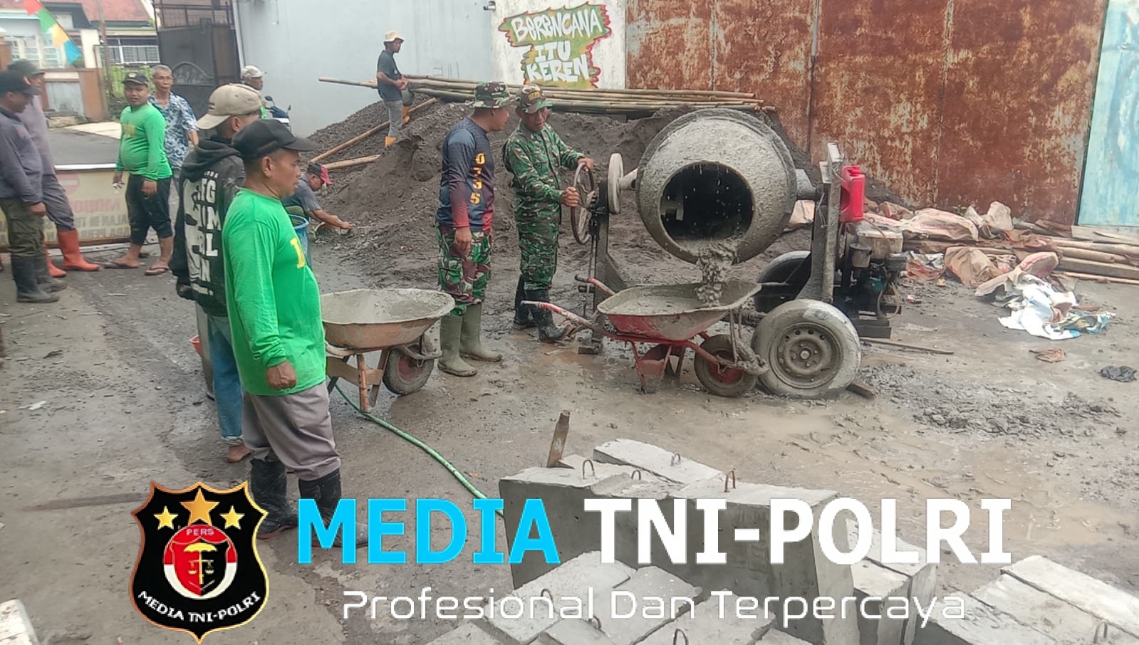 Putaran Mesin Molen Pacu Semangat Satgas TMMD Sengkuyung Tahap I TA. 2026 Kodim 0735 Surakarta