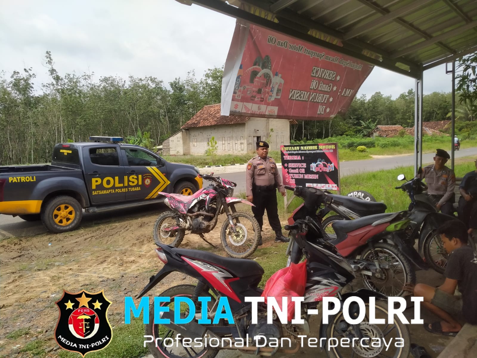 Momen Libur Panjang, Sat Samapta Polres Tulang Bawang Barat Tingkatkan Patroli KRYD