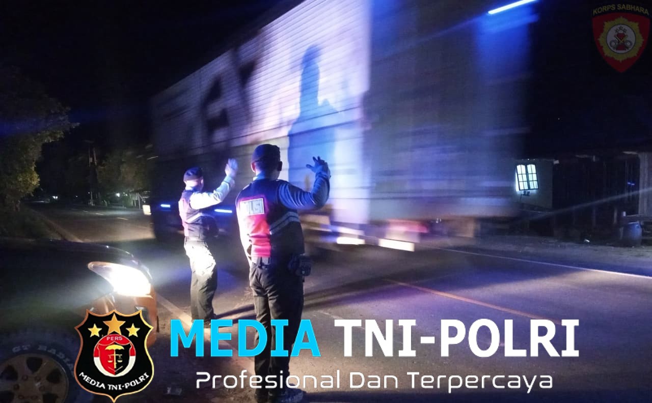 Komitmen Tekan Kriminalitas, Sat Samapta Polres Mesuji Intensifkan Patroli Shelter Perbatasan