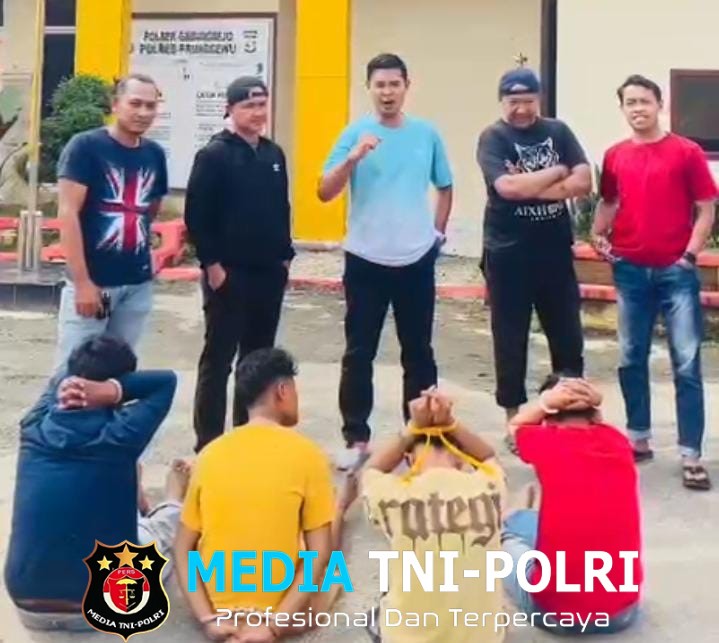 Gagal Curi Sapi, Komplotan Pencuri Hewan Ternak Diamakan Polisi dan Warga di Pringsewu