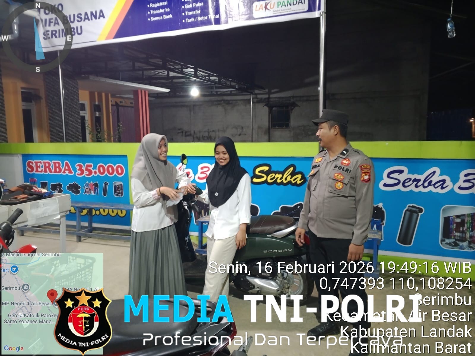 Patroli Malam Jadi Benteng Awal Cegah Tindak Kejahatan di Air Besar