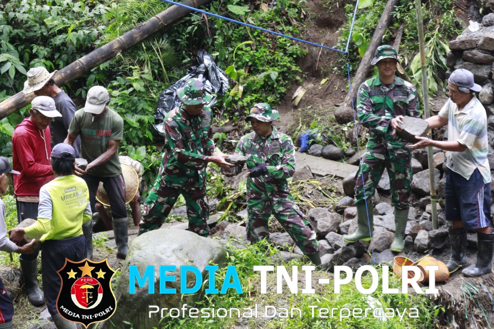 TMMD Ke 127 Fokus Tingkatkan Infrastruktur Desa, Jembatan Penghubung Mulai Dicor