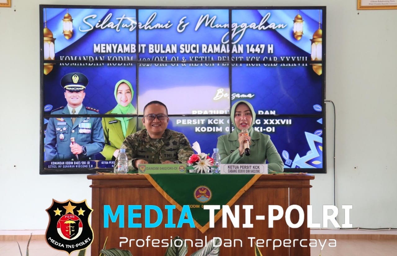Hangat dan Penuh Makna, Kodim 0402/OKI-OI Sambut Ramadan 1447 H dengan Silaturahmi & Munggahan