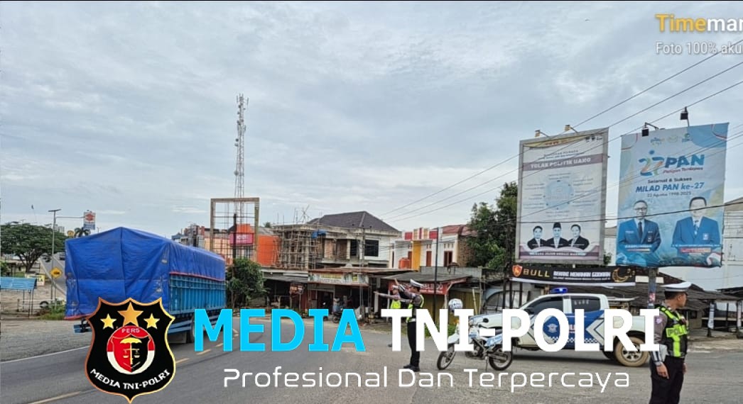 Hadirkan Rasa Aman, Sat Lantas Polres Mesuji Gelar PAM Rawan Pagi Sambut Bulan Suci