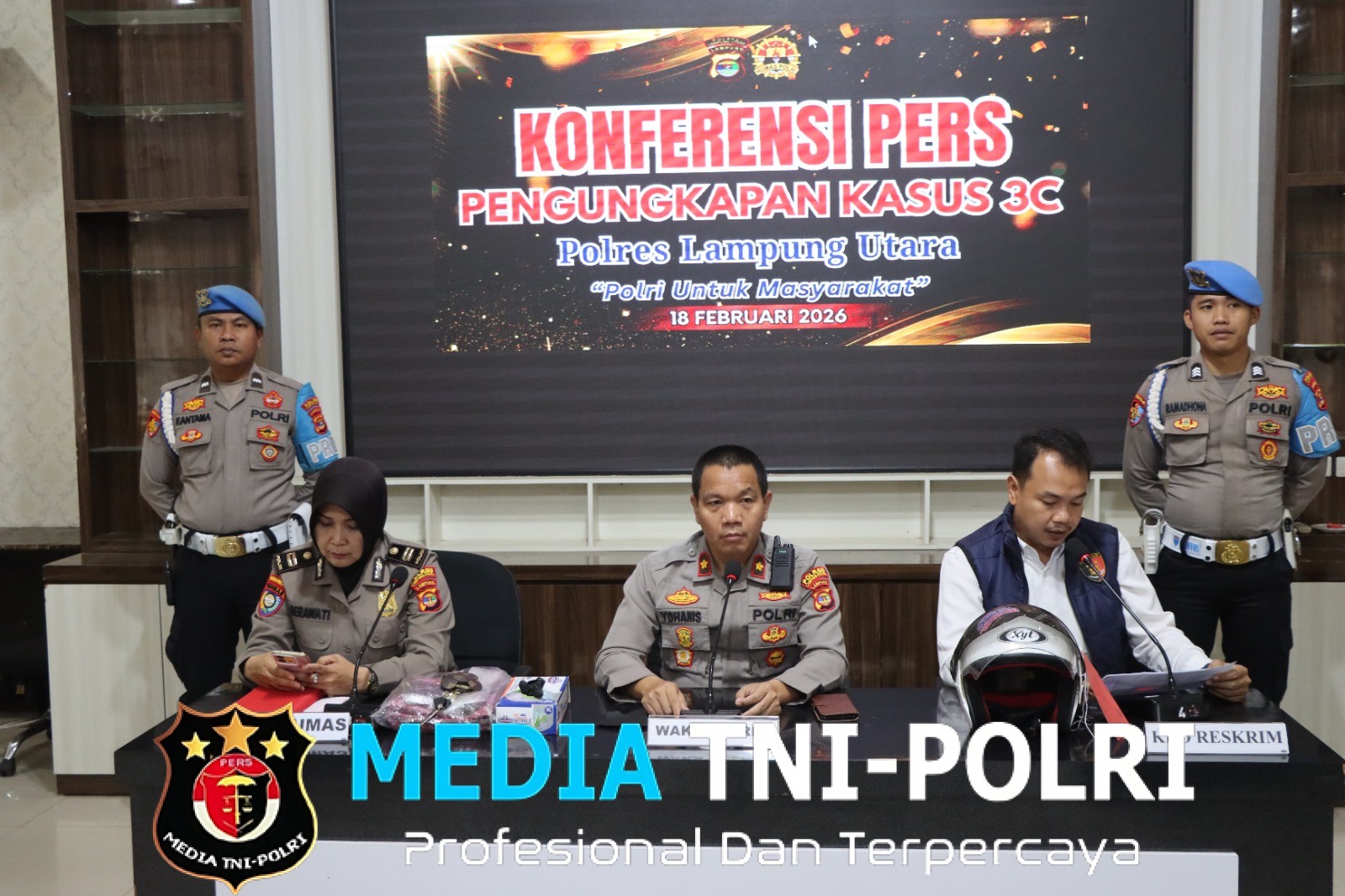 Kurang dari 24 Jam, Tiga Pelaku Spesialis Curat Diringkus Tim Tekab 308 Sat Reskrim Polres Lampung Utara