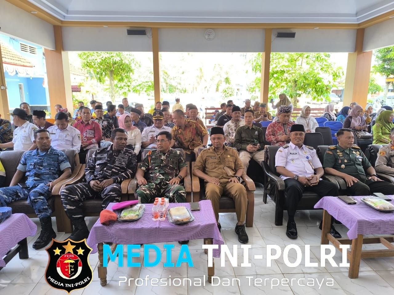 Danramil 0825-11/Pesanggaran Menghadiri Acara Pamit Kenal Camat Pesanggaran