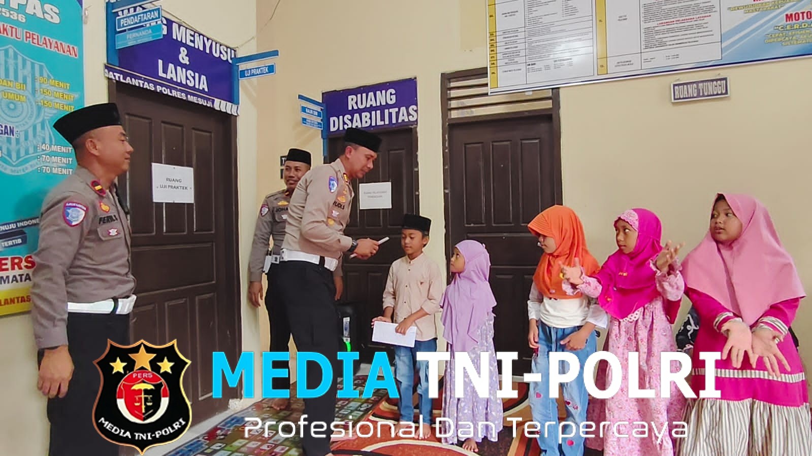 Jajaran Sat Lantas Polres Mesuji Gelar Doa Bersama, Pembacaan Yasin Dan Santunan Anak Yatim Menyambut Ramadhan 1447 H
