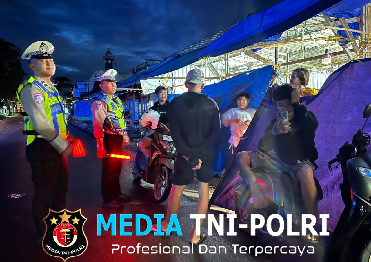 Polres Kotim Lakukan Blue Light Patrol Subuh, Saat Bulan Puasa Ramadan 1447 H