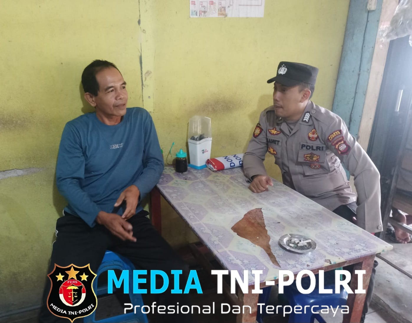 Patroli Rutin Siang Hari, Kehadiran Personel Polsek Menjalin Berikan Rasa Aman kepada Warga