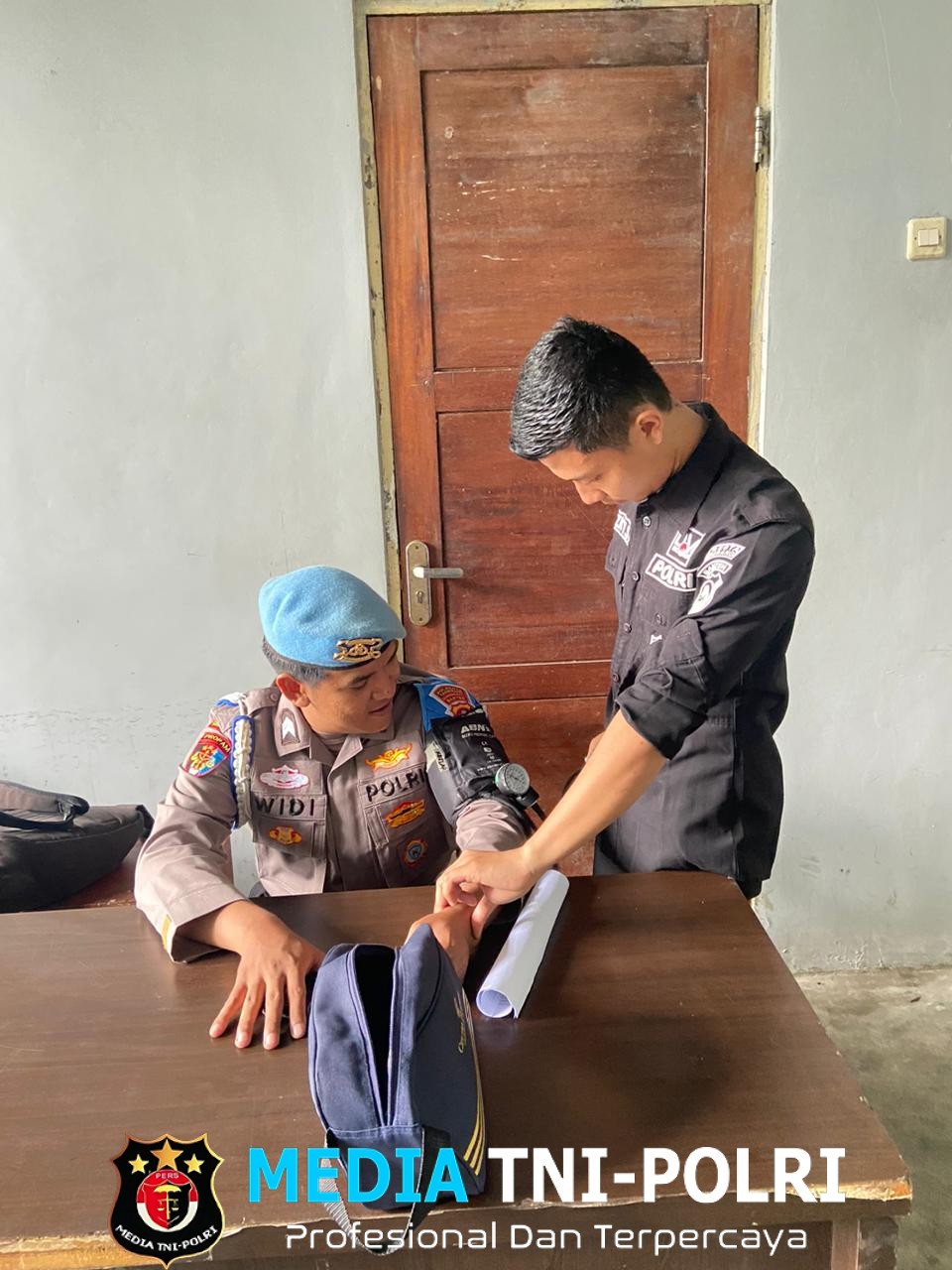 Pastikan Stamina Personel Prima, Satgas Banops Sidokes Polresta Tangerang Gelar Pemeriksaan Kesehatan