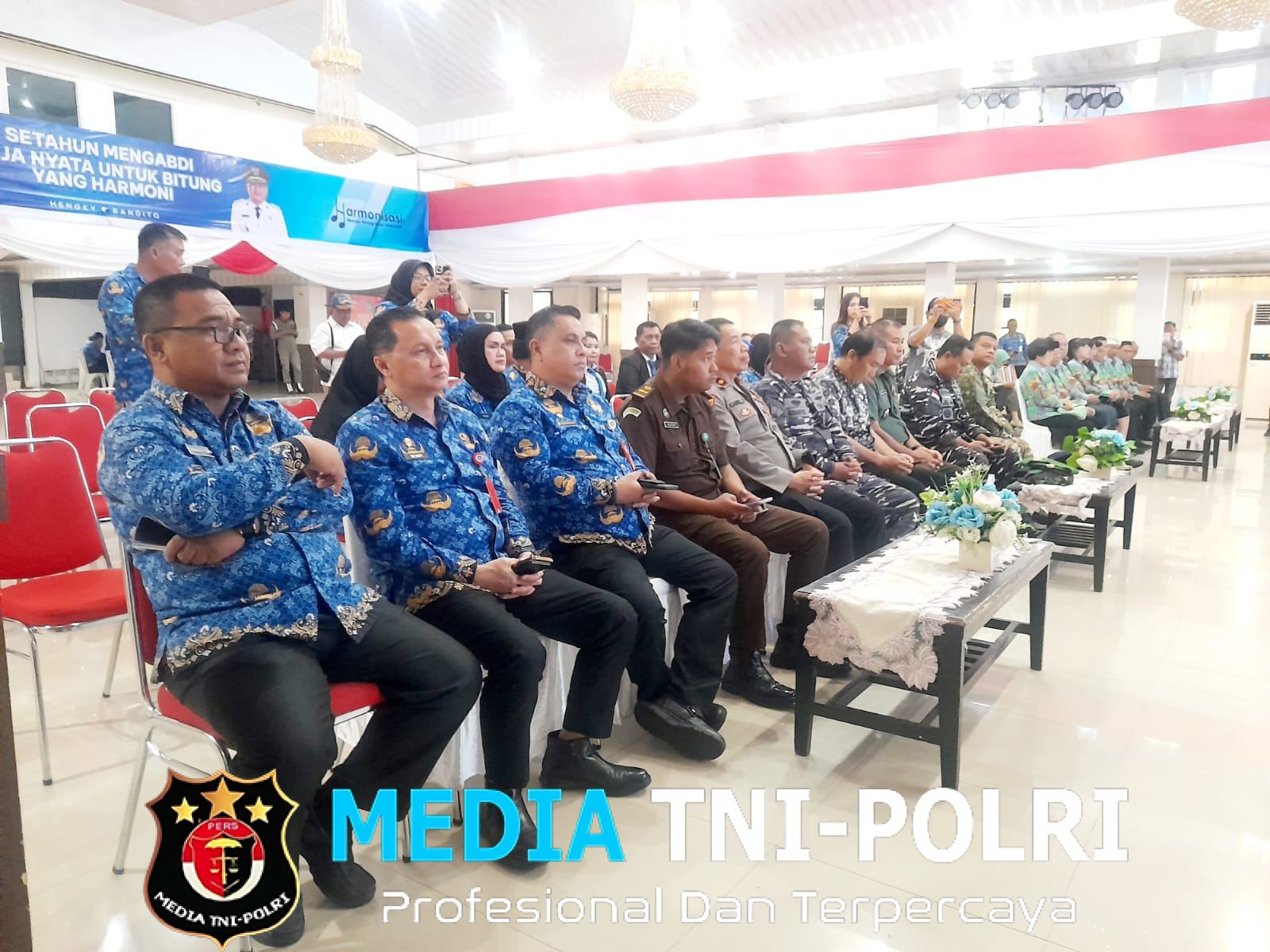 Komitmen Perkuat Sinergi Jaga Kerukunan, Danramil 1310-01/Bitung Hadiri Pengukuhan FKUB, FKDM dan FKBT