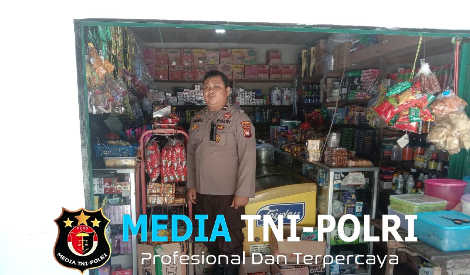 Cegah Aksi Pencurian, Polisi Sambangi Toko Warga dan Beri Himbauan Kamtibmas