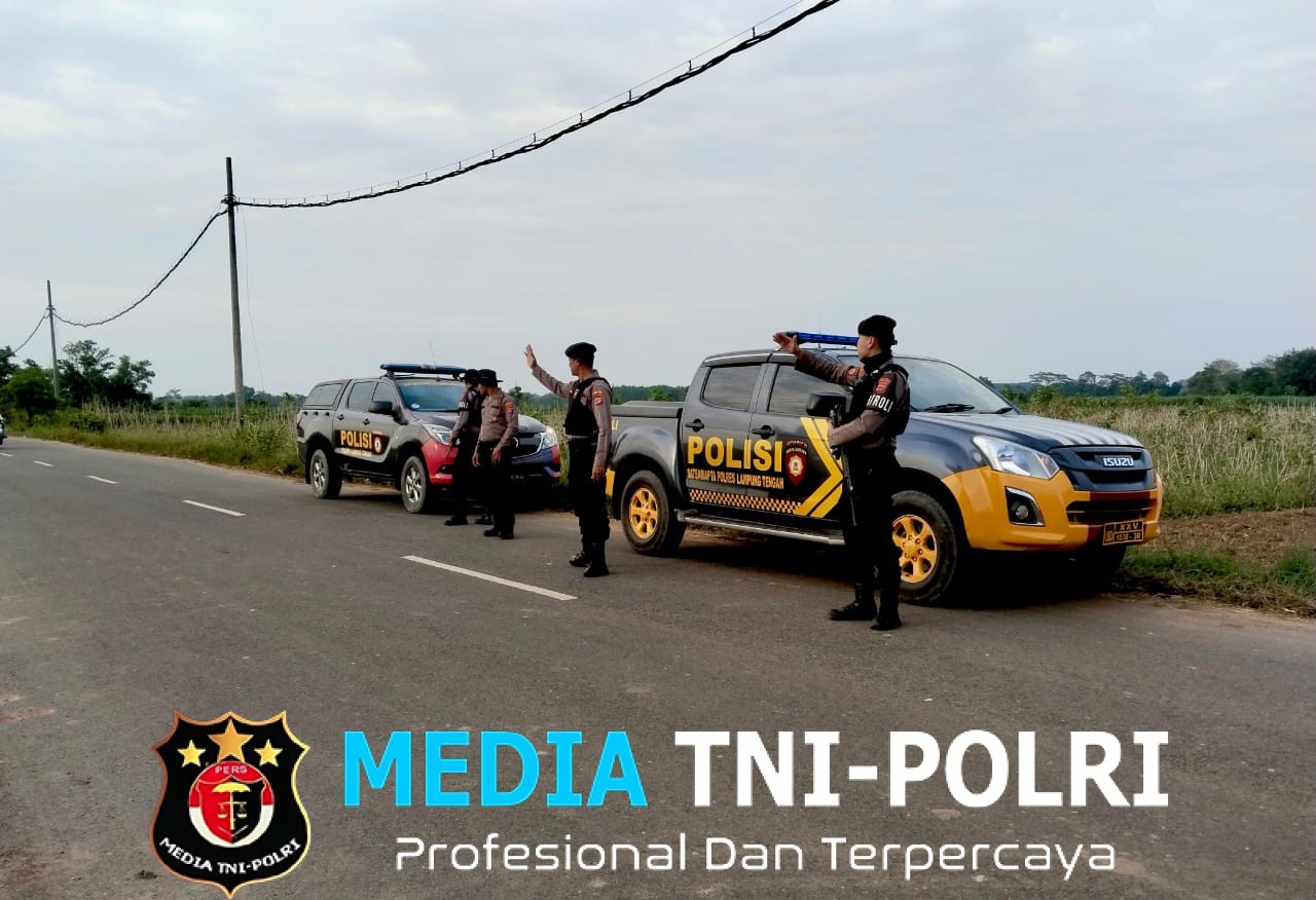 Sat Samapta Polres Lampung Tengah Intensifkan Patroli Rutin, Jaga Kamtibmas di Bulan Suci