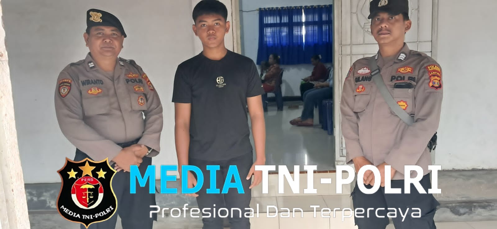 Berikan Rasa Aman saat Ibadah, Personel Polsek Tulang Bawang Tengah Laksanakan Pengamanan Ibadah Gereja