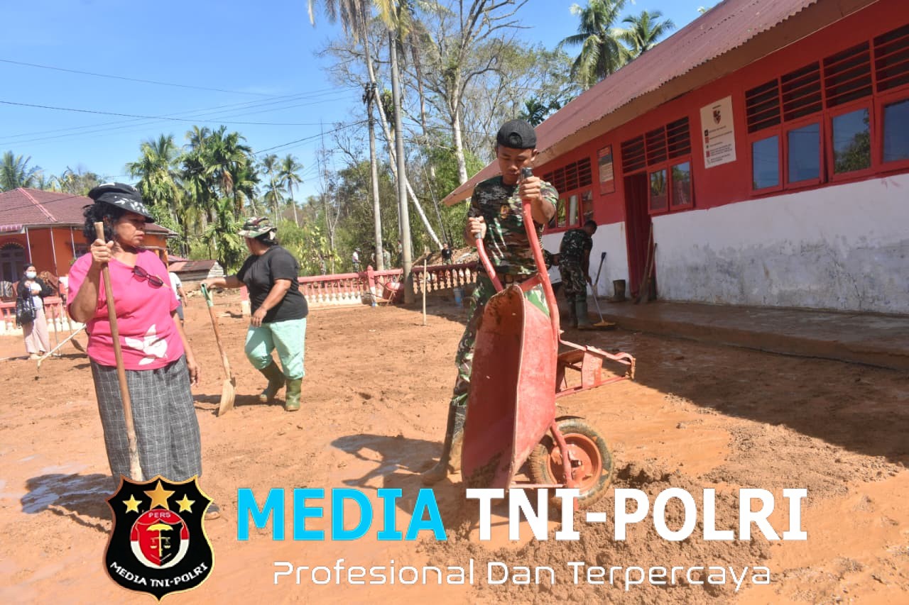 Satgas Gulbencal Laksanakan Pembersihan Ulang SDN 152983 Hutanabolon I, Sekolah Dapat Digunakan Kembali