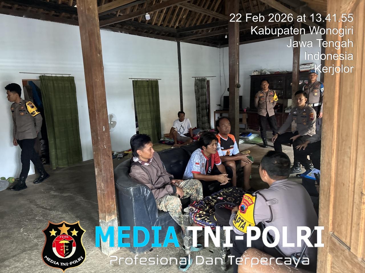 Respons Cepat Call Center 110, Polres Wonogiri Mediasi Keributan Hak Asuh Anak di Ngadirojo