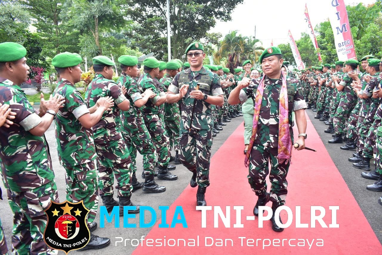 Danrem 083/Baladhika Jaya Pamitan di Kodim 0818/Malang-Batu, Tegaskan Kebersamaan dan Kepedulian Prajurit