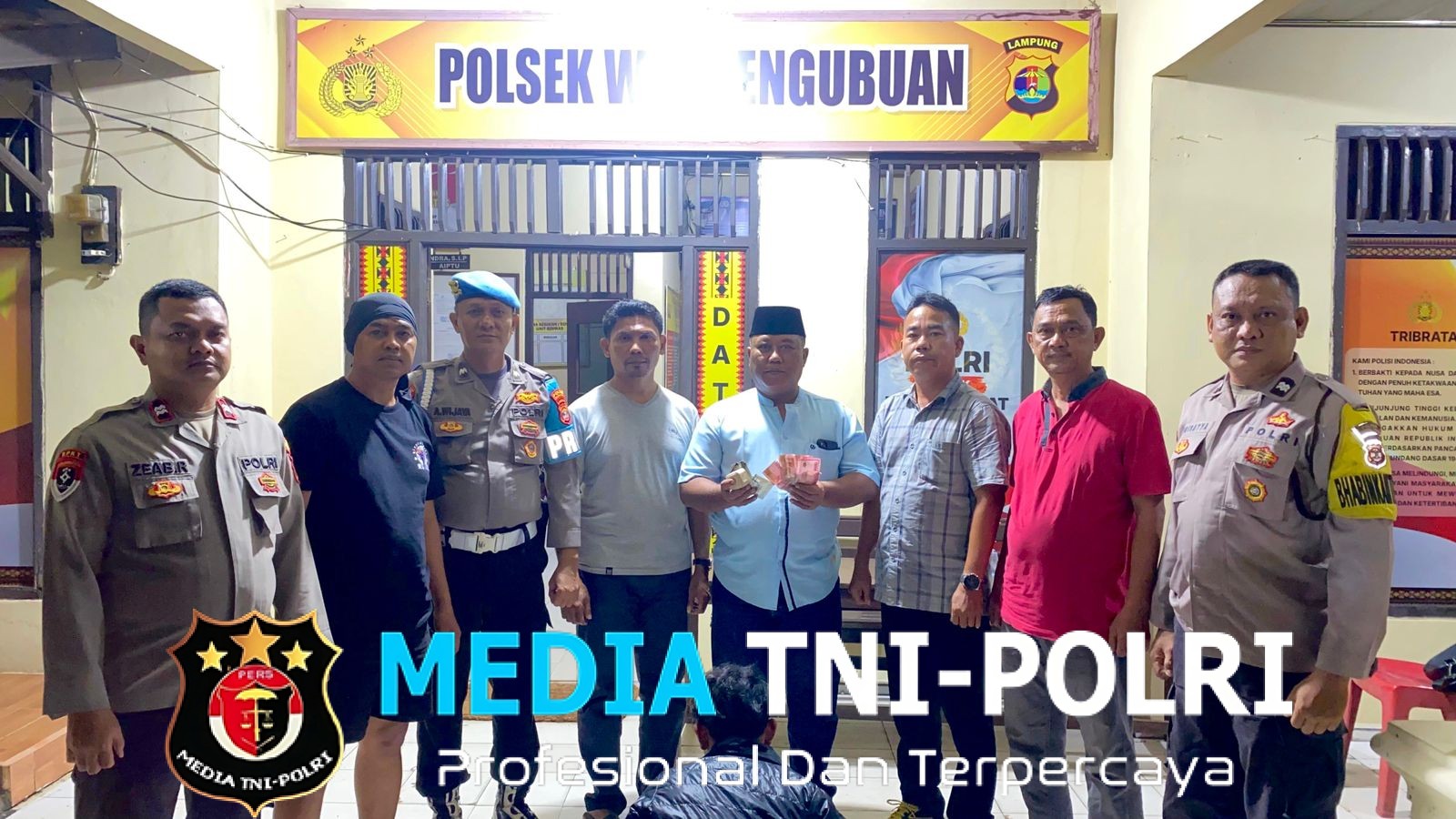 Gerak Cepat Tekab 308 Polsek Way Pengubuan, Pelaku Pencurian Ditangkap Kurang dari 24 Jam