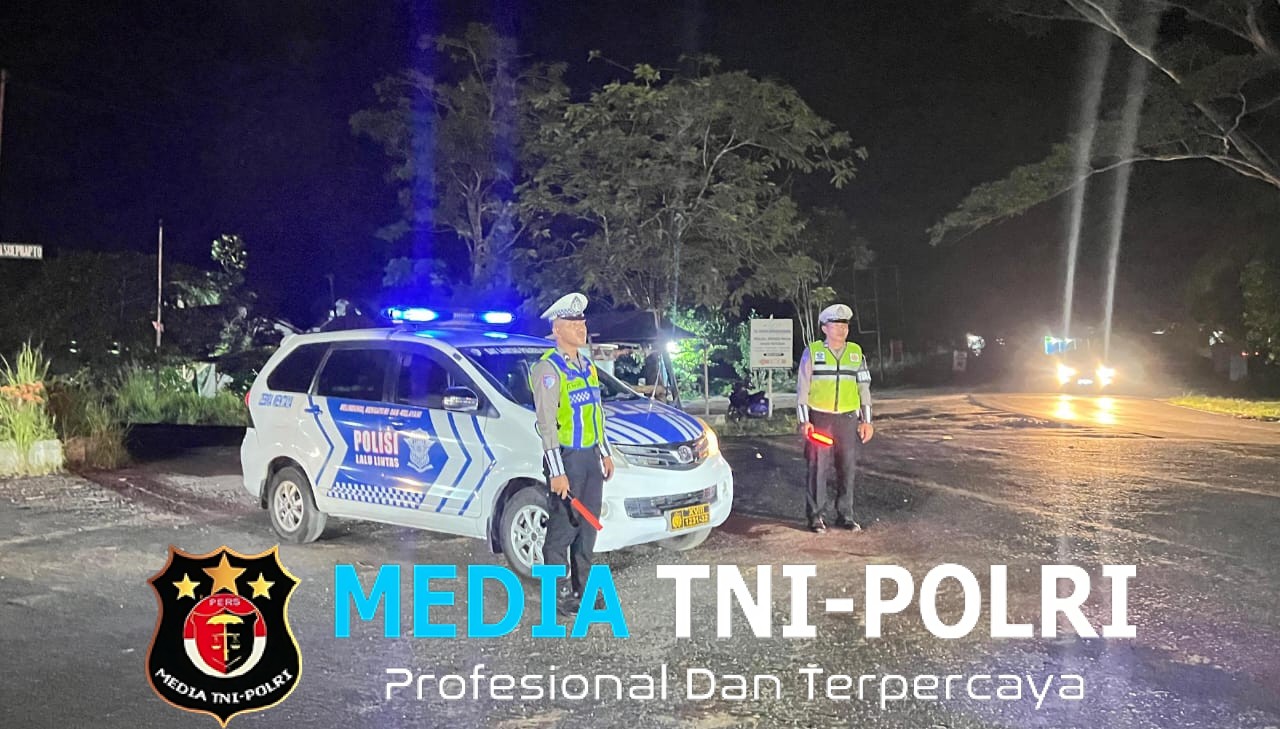 Satlantas Polres Kotim Tingkatkan Blue Light Patrol, Antisipasi Laka Lantas, Balapan Liar Dan Aksi Premanisme