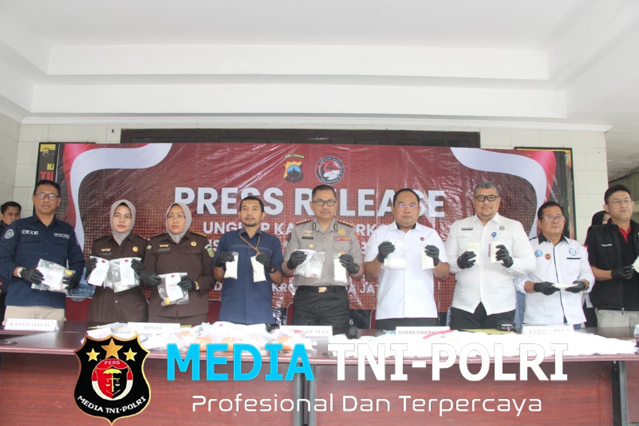 Awal Tahun 2026, Polda Jawa Tengah Bongkar 318 Kasus Narkoba, 386 Tersangka Diamankan