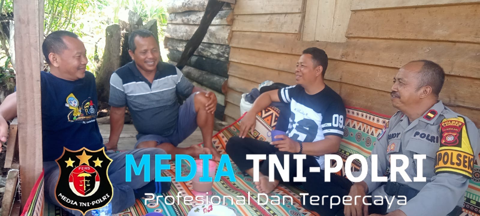 Senda Gurau Penuh Pesan, Cara Kapolsek Sebangki Dekatkan Polri dengan Masyarakat