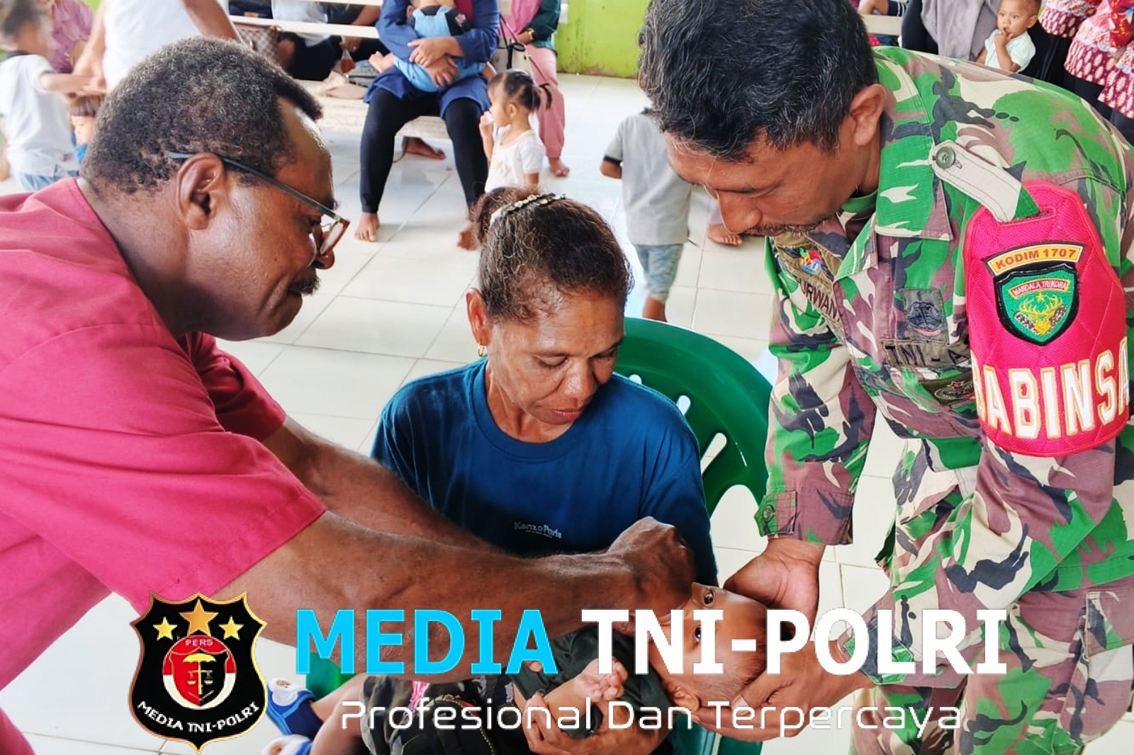 Babinsa Bunggay Hadir di Tengah Warga, Kawal Kesehatan Lansia dan Balita